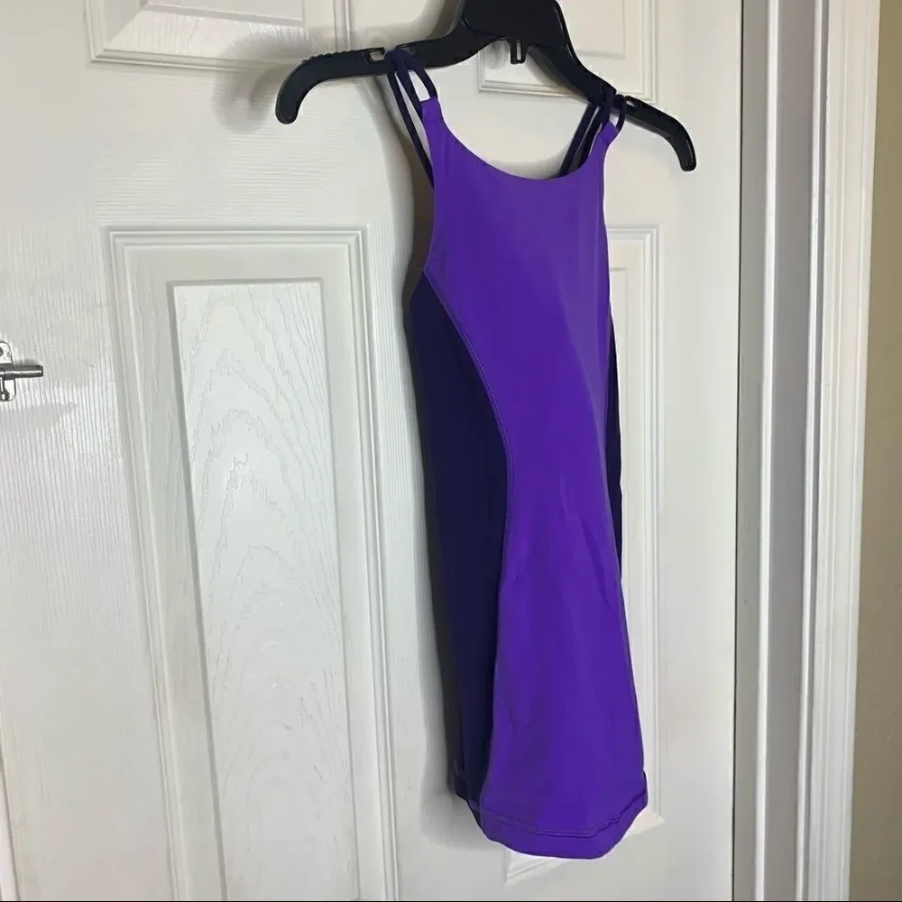 Lululemon high neck tank with cross back straps